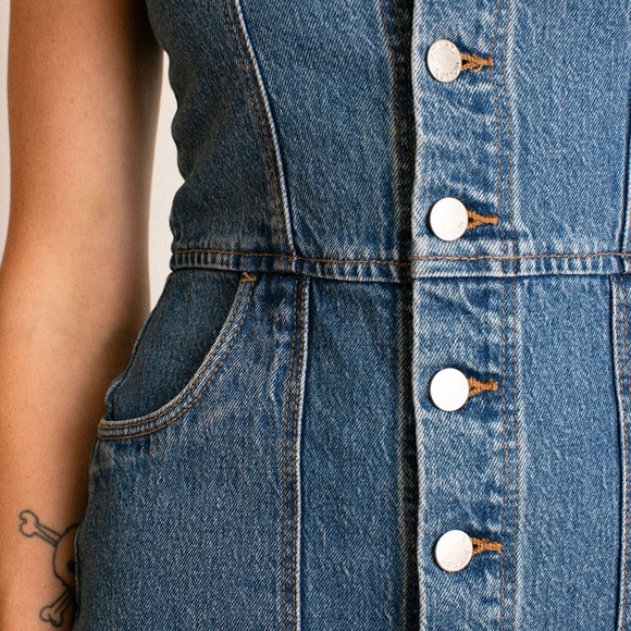 ROLLAS VINTAGE BLUE VENICE DRESS - Picture 7 of 11